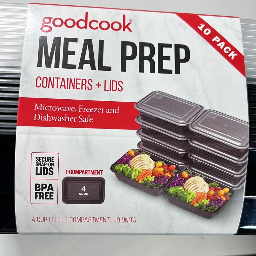 Good Cook Meal Prep Containers + Lids - Picture 4 of 6